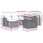 vidaXL 7-tlg. Garten-Sofagarnitur mit Kissen Braun Poly Rattan vidaXL 7-tlg. Garten-Sofagarnitur mit Kissen Braun Poly Rattan
