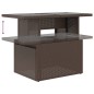 vidaXL 10-tlg. Garten-Sofagarnitur mit Kissen Braun Poly Rattan vidaXL 10-tlg. Garten-Sofagarnitur mit Kissen Braun Poly Rattan