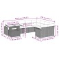 vidaXL 10-tlg. Garten-Sofagarnitur mit Kissen Braun Poly Rattan vidaXL 10-tlg. Garten-Sofagarnitur mit Kissen Braun Poly Rattan