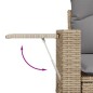 vidaXL 9-tlg. Garten-Sofagarnitur mit Kissen Beige Poly Rattan vidaXL 9-tlg. Garten-Sofagarnitur mit Kissen Beige Poly Rattan