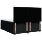 vidaXL Boxspringbett mit Matratze Schwarz 180x200 cm Stoff vidaXL Boxspringbett mit Matratze Schwarz 180x200 cm Stoff