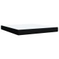 vidaXL Boxspringbett mit Matratze Schwarz 180x200 cm Stoff vidaXL Boxspringbett mit Matratze Schwarz 180x200 cm Stoff