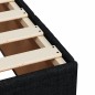 vidaXL Boxspringbett mit Matratze Schwarz 180x200 cm Stoff vidaXL Boxspringbett mit Matratze Schwarz 180x200 cm Stoff