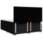 vidaXL Boxspringbett mit Matratze Schwarz 180x200 cm Stoff vidaXL Boxspringbett mit Matratze Schwarz 180x200 cm Stoff