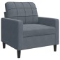 vidaXL Sessel Dunkelgrau 60 cm Samt vidaXL Sessel Dunkelgrau 60 cm Samt