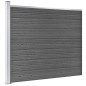 vidaXL Zaunelement Set WPC 353x146 cm Schwarz vidaXL Zaunelement Set WPC 353x146 cm Schwarz