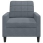 vidaXL Sessel Dunkelgrau 60 cm Samt vidaXL Sessel Dunkelgrau 60 cm Samt