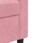 vidaXL Sessel Rosa 60 cm Samt vidaXL Sessel Rosa 60 cm Samt