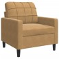 vidaXL Sessel Braun 60 cm Samt vidaXL Sessel Braun 60 cm Samt
