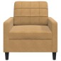 vidaXL Sessel Braun 60 cm Samt vidaXL Sessel Braun 60 cm Samt