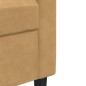 vidaXL Sessel Braun 60 cm Samt vidaXL Sessel Braun 60 cm Samt