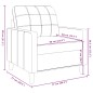 vidaXL Sessel Braun 60 cm Samt vidaXL Sessel Braun 60 cm Samt