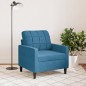 vidaXL Sessel Blau 60 cm Samt vidaXL Sessel Blau 60 cm Samt