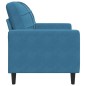 vidaXL Sessel Blau 60 cm Samt vidaXL Sessel Blau 60 cm Samt