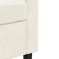 vidaXL 2-Sitzer-Sofa Creme 140 cm Samt vidaXL 2-Sitzer-Sofa Creme 140 cm Samt