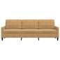 vidaXL 3-Sitzer-Sofa Braun 210 cm Samt vidaXL 3-Sitzer-Sofa Braun 210 cm Samt