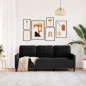 vidaXL 3-Sitzer-Sofa Schwarz 180 cm Samt vidaXL 3-Sitzer-Sofa Schwarz 180 cm Samt
