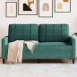 vidaXL 2-Sitzer-Sofa Dunkelgrün 140 cm Samt vidaXL 2-Sitzer-Sofa Dunkelgrün 140 cm Samt