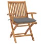 vidaXL Klappbare Gartenstühle mit Kissen 6 Stk. Massivholz Teak vidaXL Klappbare Gartenstühle mit Kissen 6 Stk. Massivholz Teak