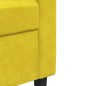 vidaXL 2-Sitzer-Sofa Gelb 140 cm Samt vidaXL 2-Sitzer-Sofa Gelb 140 cm Samt