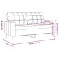 vidaXL 2-Sitzer-Sofa Gelb 140 cm Samt vidaXL 2-Sitzer-Sofa Gelb 140 cm Samt