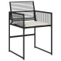 vidaXL 13-tlg. Garten-Essgruppe mit Kissen Schwarz Poly Rattan vidaXL 13-tlg. Garten-Essgruppe mit Kissen Schwarz Poly Rattan