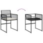 vidaXL 13-tlg. Garten-Essgruppe mit Kissen Schwarz Poly Rattan vidaXL 13-tlg. Garten-Essgruppe mit Kissen Schwarz Poly Rattan