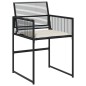 vidaXL 13-tlg. Garten-Essgruppe mit Kissen Schwarz Poly Rattan vidaXL 13-tlg. Garten-Essgruppe mit Kissen Schwarz Poly Rattan