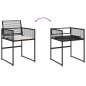 vidaXL 13-tlg. Garten-Essgruppe mit Kissen Schwarz Poly Rattan vidaXL 13-tlg. Garten-Essgruppe mit Kissen Schwarz Poly Rattan