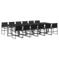 vidaXL 13-tlg. Garten-Essgruppe mit Kissen Schwarz Poly Rattan vidaXL 13-tlg. Garten-Essgruppe mit Kissen Schwarz Poly Rattan