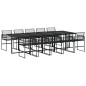 vidaXL 11-tlg. Garten-Essgruppe Schwarz Poly Rattan vidaXL 11-tlg. Garten-Essgruppe Schwarz Poly Rattan