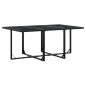 vidaXL 7-tlg. Garten-Essgruppe Schwarz Poly Rattan vidaXL 7-tlg. Garten-Essgruppe Schwarz Poly Rattan