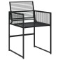 vidaXL 7-tlg. Garten-Essgruppe Schwarz Poly Rattan vidaXL 7-tlg. Garten-Essgruppe Schwarz Poly Rattan
