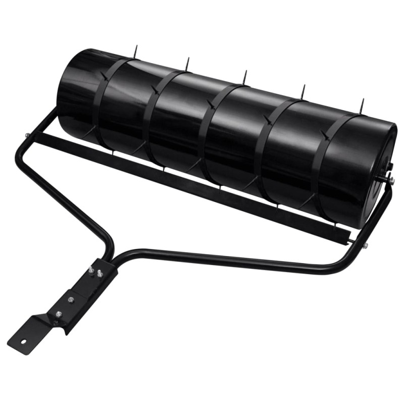 vidaXL Rasenwalze mit Rasenlüfter Schwarz 63 L Eisen vidaXL Rasenwalze mit Rasenlüfter Schwarz 63 L Eisen