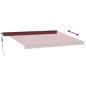 vidaXL Markise Automatisch Weinrot 450x300 cm vidaXL Markise Automatisch Weinrot 450x300 cm