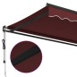 vidaXL Markise Automatisch Weinrot 450x300 cm vidaXL Markise Automatisch Weinrot 450x300 cm