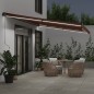 vidaXL Markise Manuell mit LEDs Braun 600x300 cm vidaXL Markise Manuell mit LEDs Braun 600x300 cm