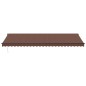 vidaXL Markise Manuell mit LEDs Braun 600x300 cm vidaXL Markise Manuell mit LEDs Braun 600x300 cm