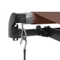 vidaXL Markise Manuell mit LEDs Braun 600x300 cm vidaXL Markise Manuell mit LEDs Braun 600x300 cm