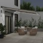 vidaXL Markise Automatisch mit LEDs Anthrazit & Weiß 500x300 cm vidaXL Markise Automatisch mit LEDs Anthrazit & Weiß 500x300 cm
