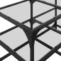 vidaXL Couchtisch mit Glasplatte Transparent 78,5x40x45 cm Stahl vidaXL Couchtisch mit Glasplatte Transparent 78,5x40x45 cm Stahl