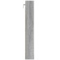 vidaXL Vitrinenschrank Grau Sonoma 100x8,5x58 cm Holzwerkstoff vidaXL Vitrinenschrank Grau Sonoma 100x8,5x58 cm Holzwerkstoff