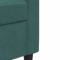 vidaXL 3-tlg. Sofagarnitur mit Kissen Dunkelgrün Samt vidaXL 3-tlg. Sofagarnitur mit Kissen Dunkelgrün Samt