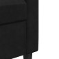 vidaXL 2-tlg. Sofagarnitur mit Kissen Schwarz Samt vidaXL 2-tlg. Sofagarnitur mit Kissen Schwarz Samt