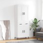 Highboard Weiß 69,5x34x180 cm Holzwerkstoff Highboard Weiß 69,5x34x180 cm Holzwerkstoff