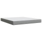 vidaXL Boxspringbett mit Matratze Hellgrau 180x200 cm Stoff vidaXL Boxspringbett mit Matratze Hellgrau 180x200 cm Stoff