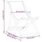 vidaXL Strandstuhl Klappbar Taupe Massivholz Eukalyptus und Stoff vidaXL Strandstuhl Klappbar Taupe Massivholz Eukalyptus und Stoff
