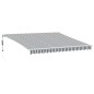 vidaXL Markise Automatisch mit LED Anthrazit & Weiß 400x350 cm vidaXL Markise Automatisch mit LED Anthrazit & Weiß 400x350 cm