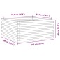 vidaXL Pflanzkübel 100x100x46 cm Massivholz Douglasie vidaXL Pflanzkübel 100x100x46 cm Massivholz Douglasie