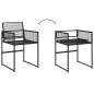 vidaXL 15-tlg. Garten-Essgruppe Schwarz Poly Rattan vidaXL 15-tlg. Garten-Essgruppe Schwarz Poly Rattan